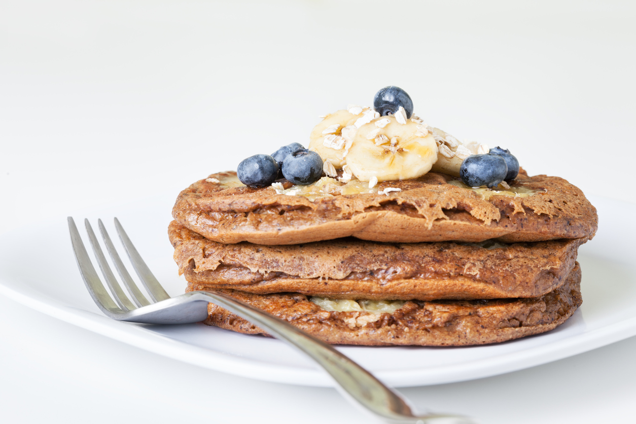 Oatmeal Blueberry Pancakes - Organic Food Delivery Scottsdale