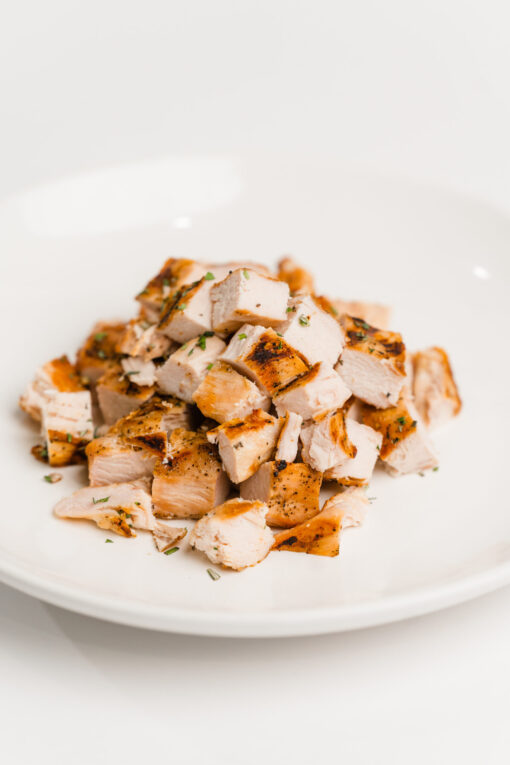 Grilled and Diced Organic Chicken Breast - Organic Chef To Go Scottsdale